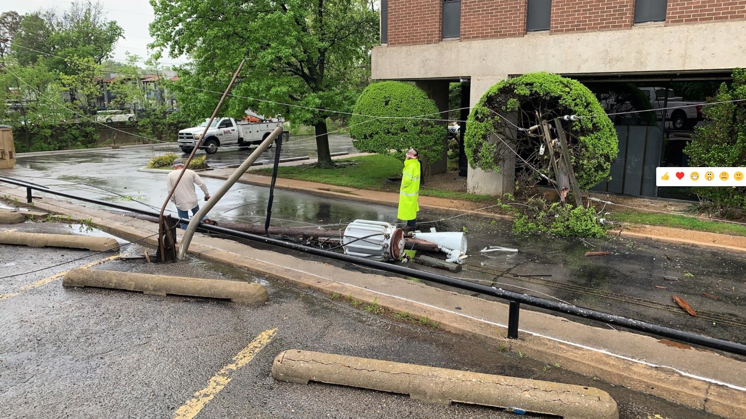 Some Tulsans Without Power After Garbage Truck Hits Electricity Pole
