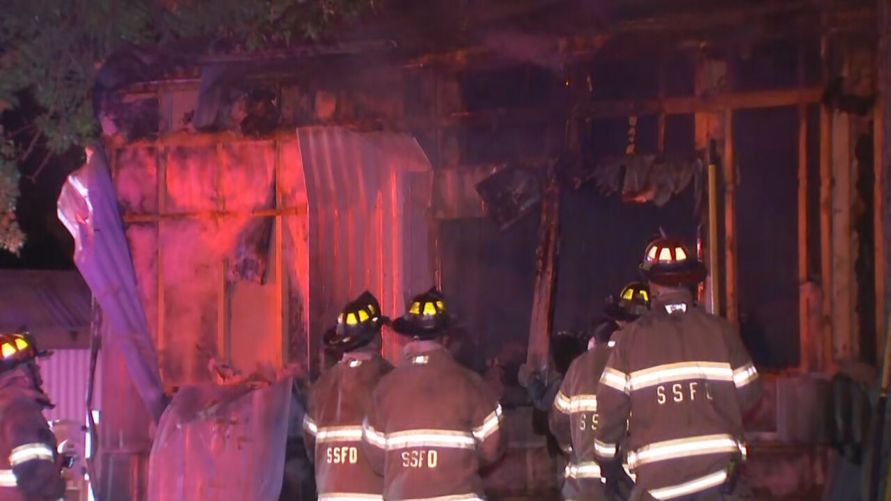 Man Hospitalized After Mobile Home Catches Fire In Sand Springs