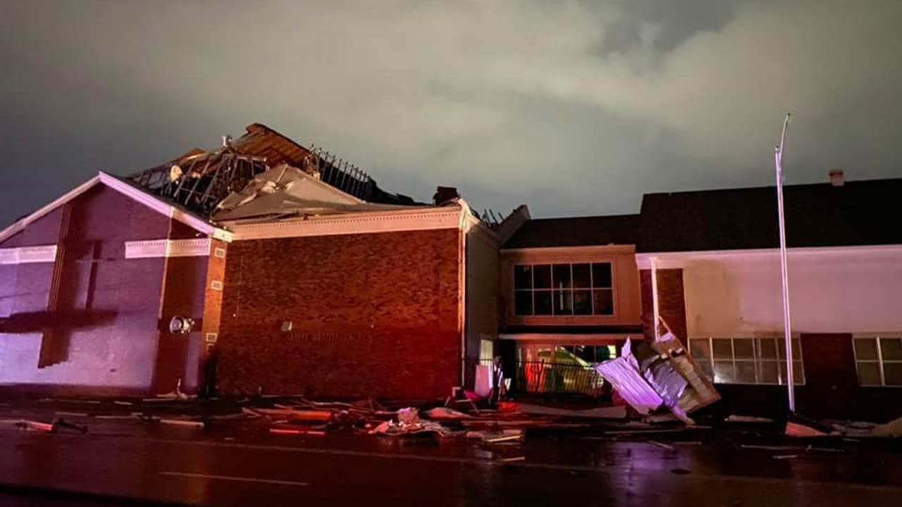 Claremore First Baptist Church, Several Homes Damaged During Overnight