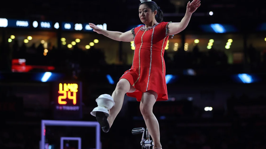 Red Panda, popular unicycle performer, injured in fall at halftime of ...