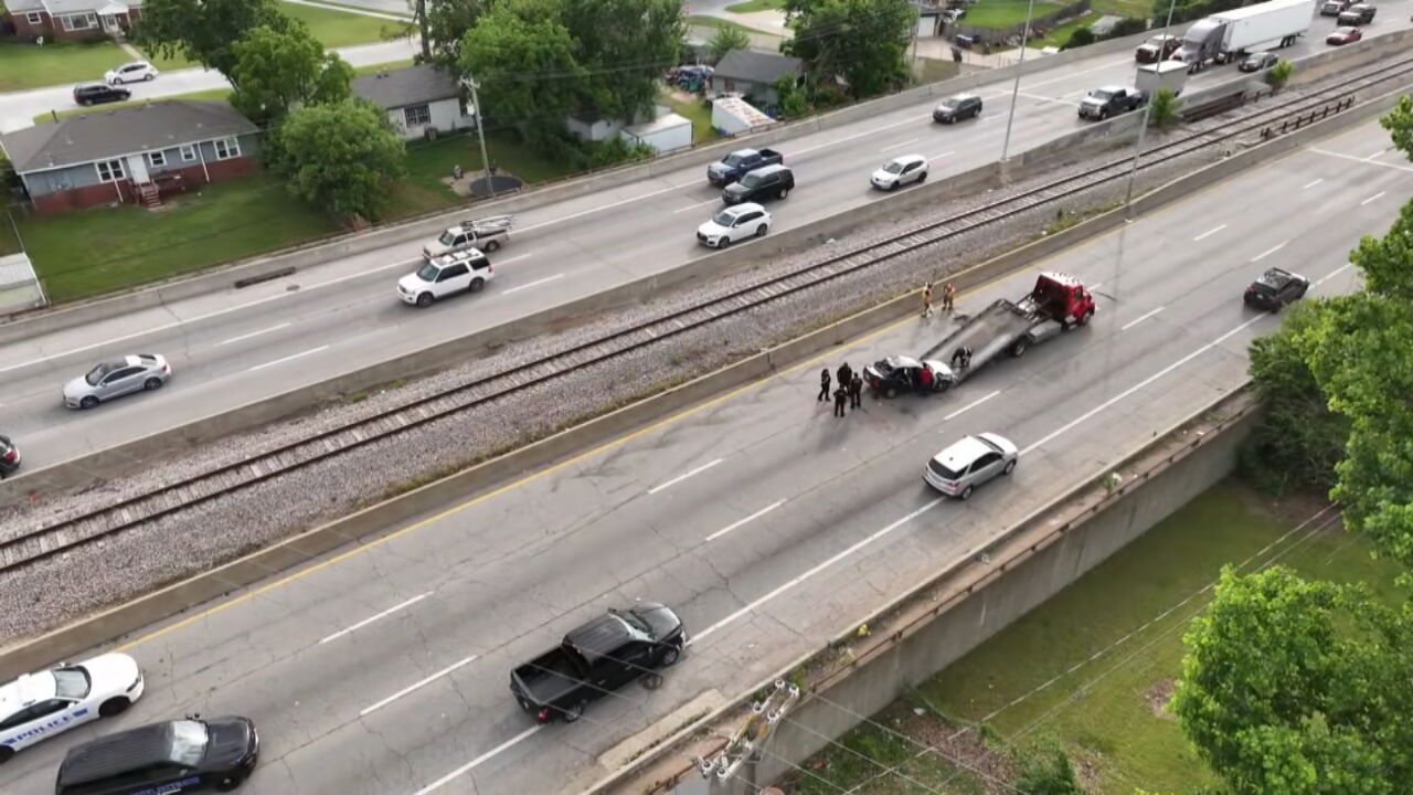Broken Arrow Expressway reopened after rollover crash