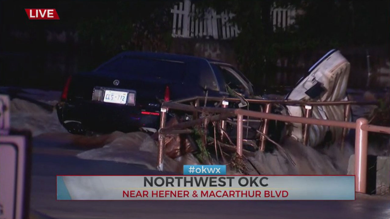 Ski Island Flooded In NW OKC After Severe Weather Overnight