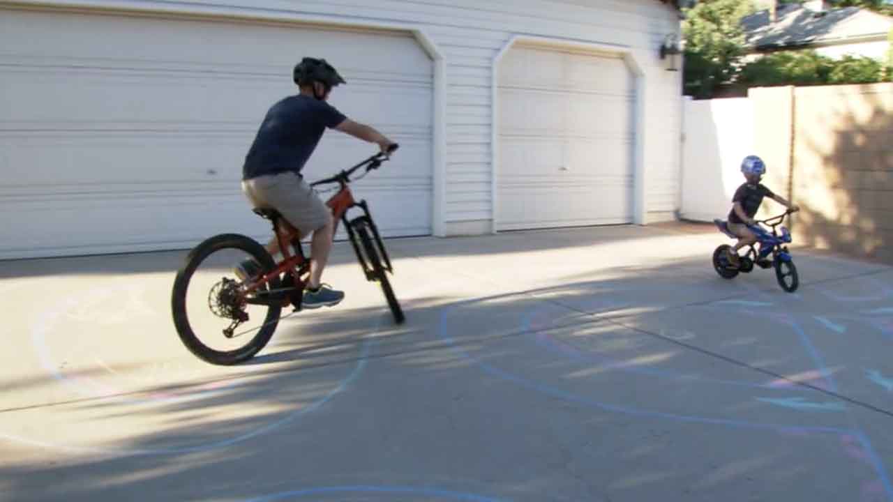 Bicycle in the driveway 2025
