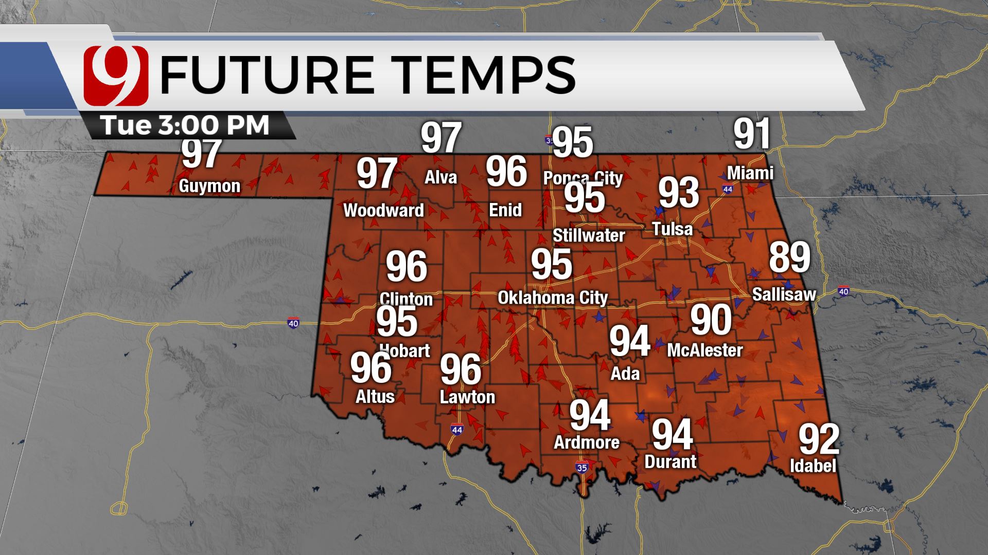 The Heat Sticks Around Through The Week