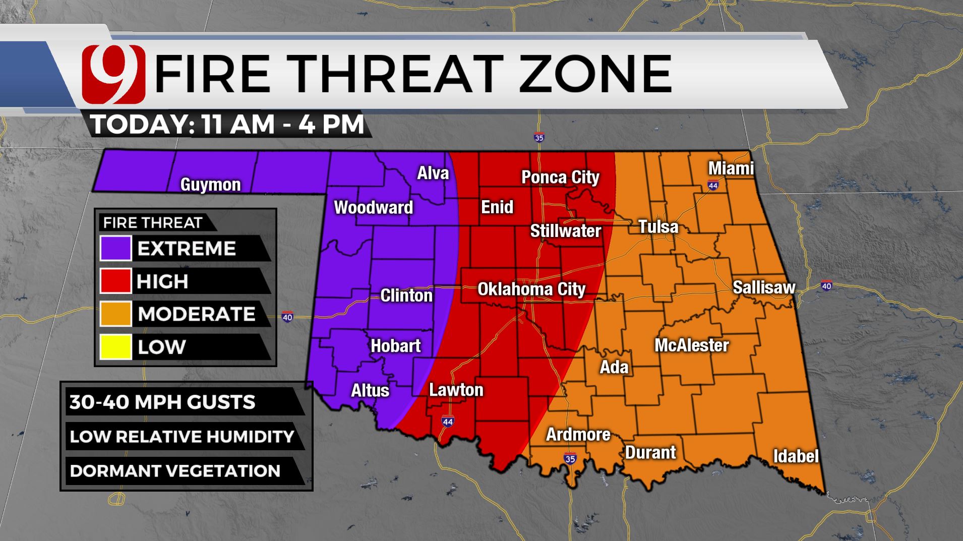 Record Warmth, Extreme Fire Danger