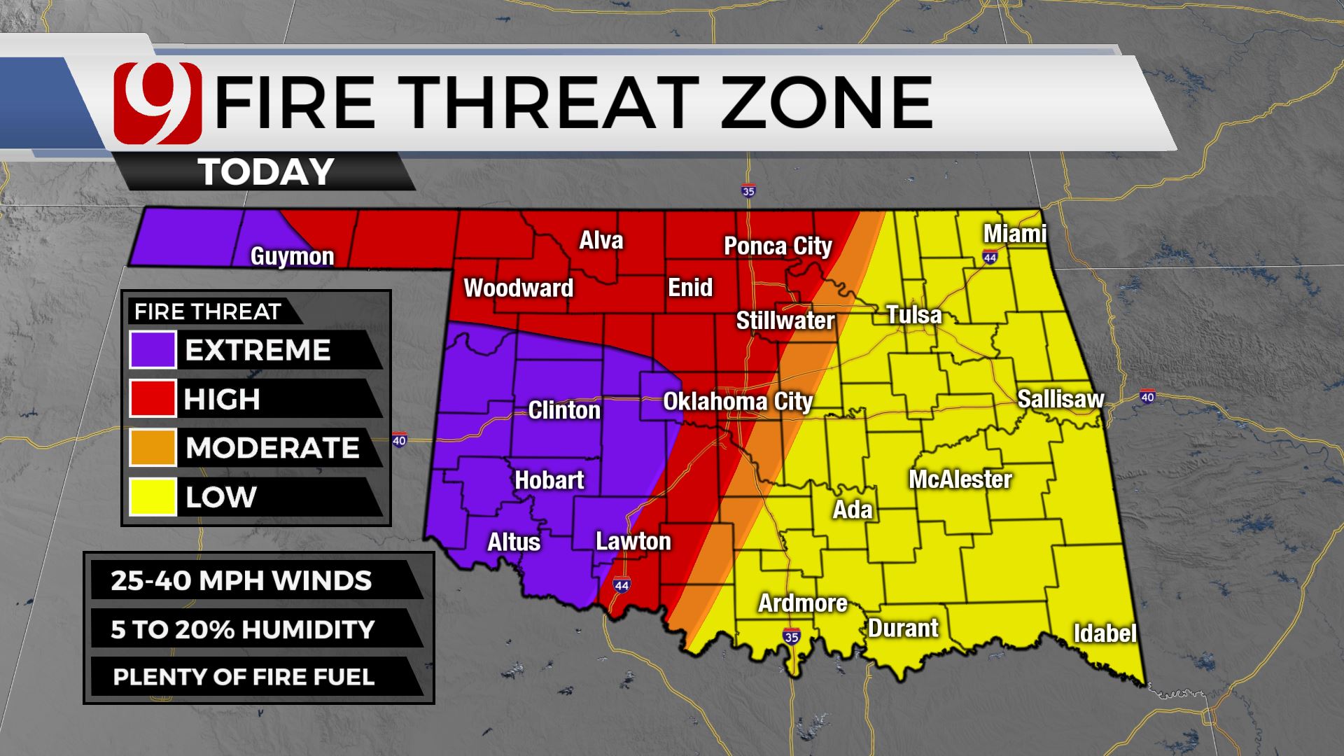 Near Record High Temperatures And Fire Danger In The Metro