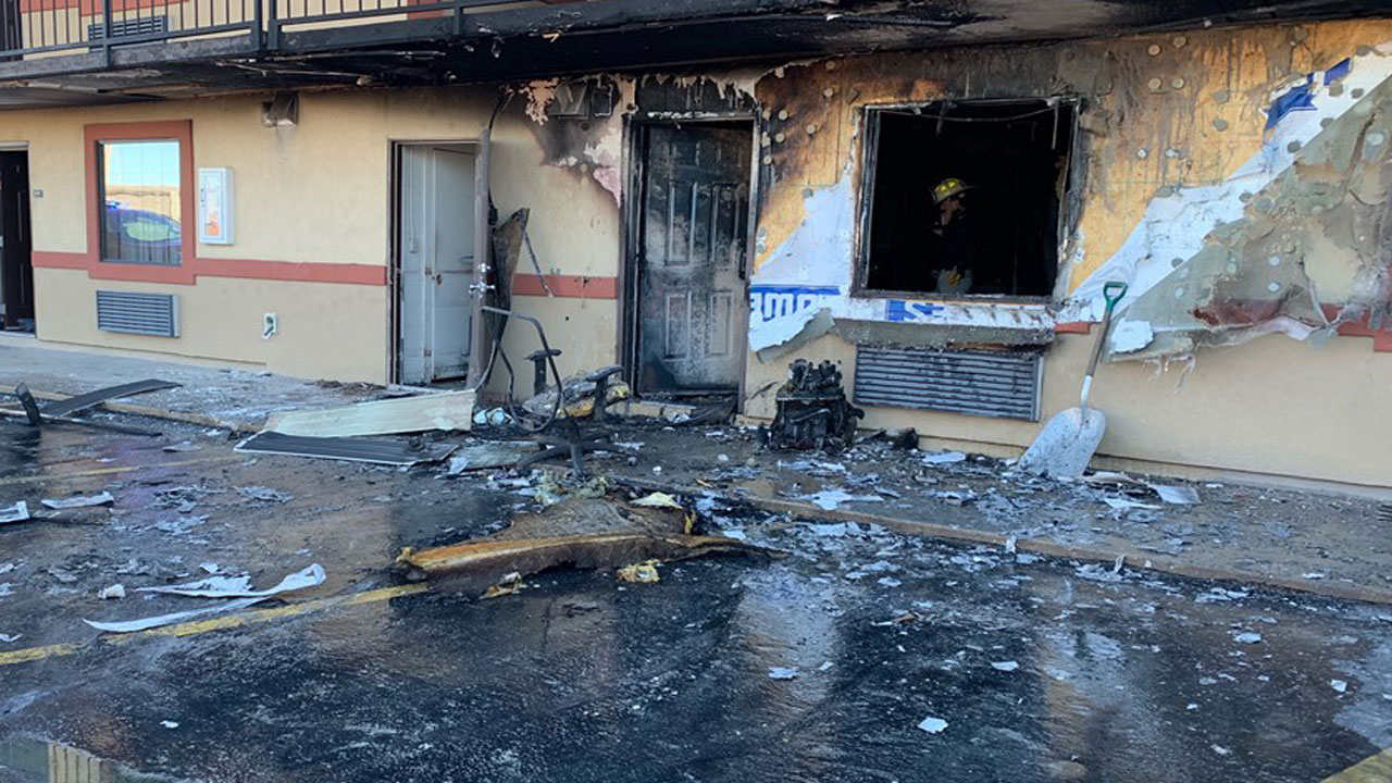 Shawnee Super 8 Motel Room Total Loss After Oxygen Tank Explosion