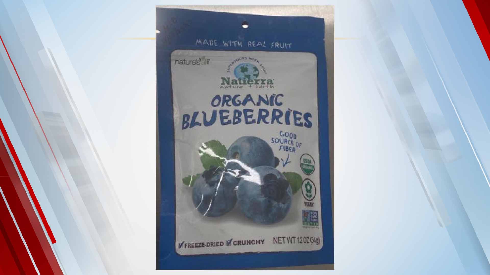 FreezeDried Blueberries Sold Nationwide Recalled Over Lead Concerns