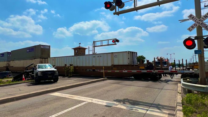 Crews Respond To Car Hit By Train, No Injuries Reported