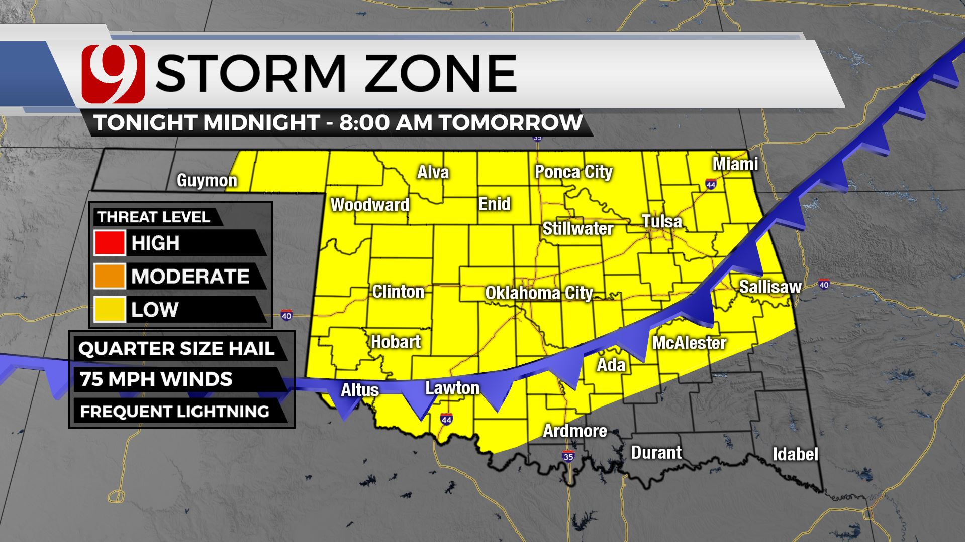 Severe Storms Back In The Forecast, Large Hail And Damaging Winds Possible