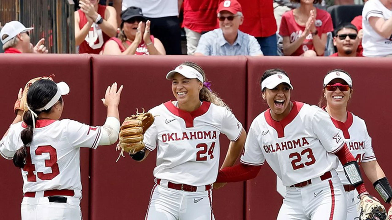 Record Breaking Win Sends OU Softball To Women s College World Series