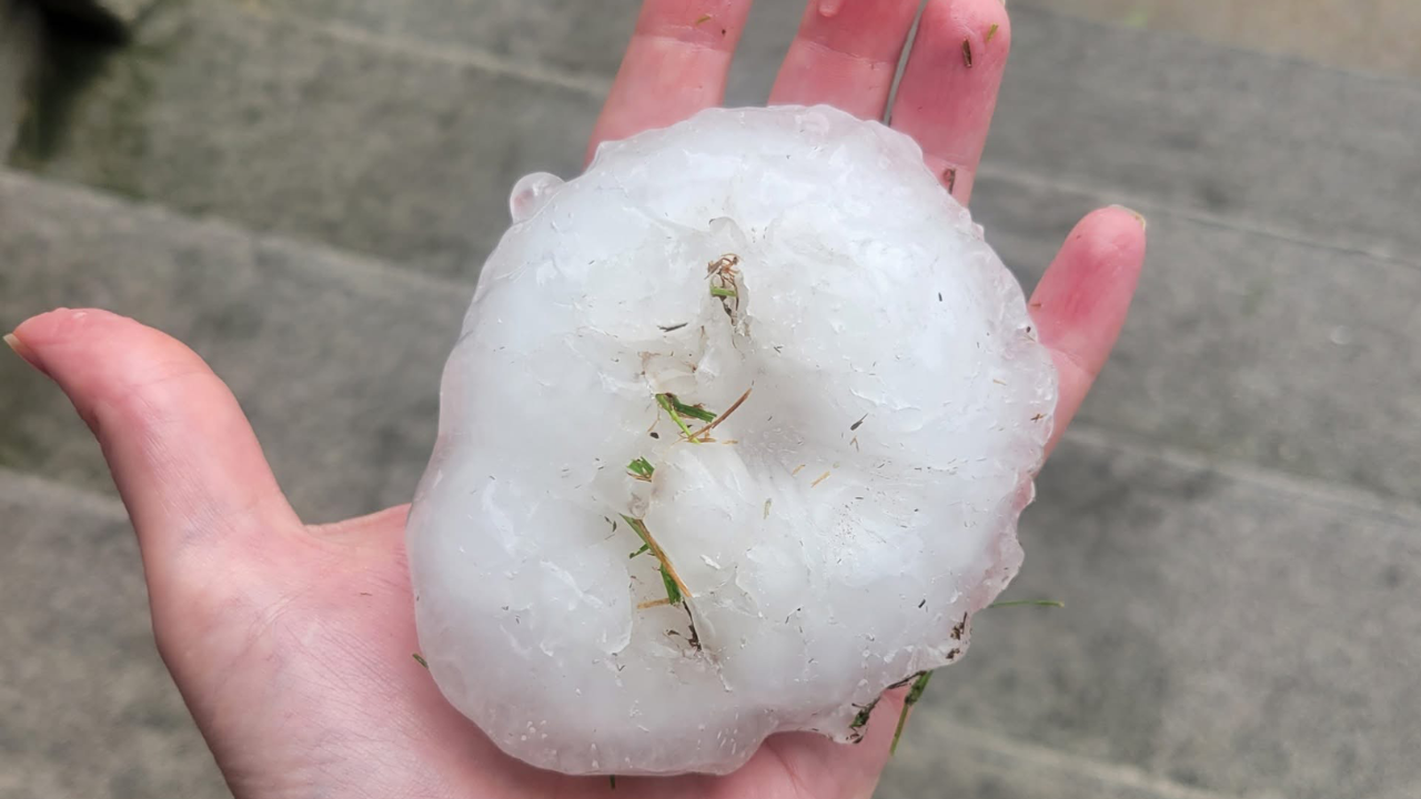 VIEWER PHOTOS: Hailstorm hits Laverne, Oklahoma